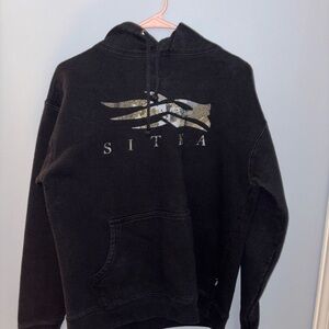 Sitka Black Hoodie for Men